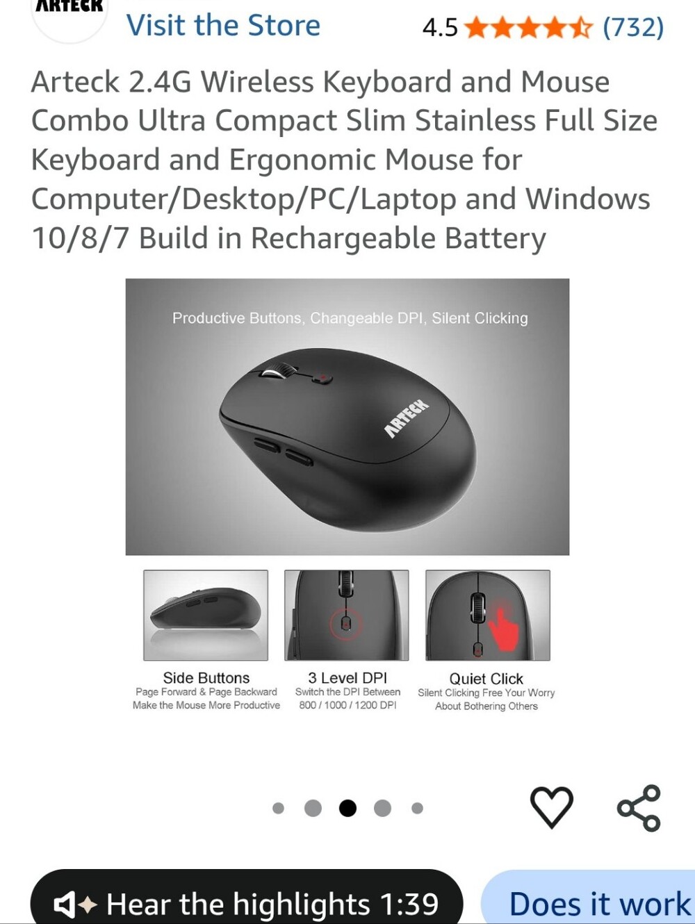 Wireless Mouse And Keyboard - Picture 3 of 9